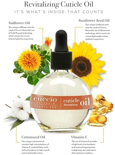 Cuccio Naturale Revitalizing - Hydrating Oil For Repaired Cuticles Overnight - Remedy For Damaged Skin And Thin Nails - Paraben And Cruelty-Free Formula - Vanilla Bean And Sugar - 2.5 Oz thumbnail 2