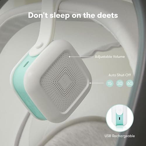 Frida Baby 2-in-1 Portable Sound Machine for Baby + Nightlight | White Noise Sound Machine for Baby with 5 Soothing Sounds & 3 Nightlight Modes | Travel Sound Machine Attaches to Strollers, Car Seats thumbnail 2