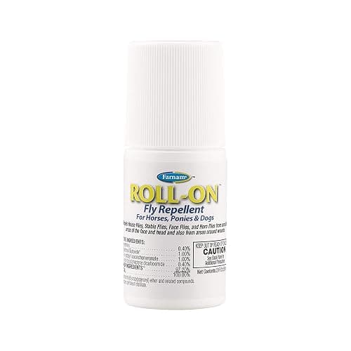 Farnam Endure Roll-On Fly Repellent for Horses Up to 7 Days Protection 2 oz | Long-Lasting Sweat-Resistant Protection for Faces, Ears, and Sensitive Areas, Repels Flies, Mosquitoes, Gnats and Ticks - Image 1