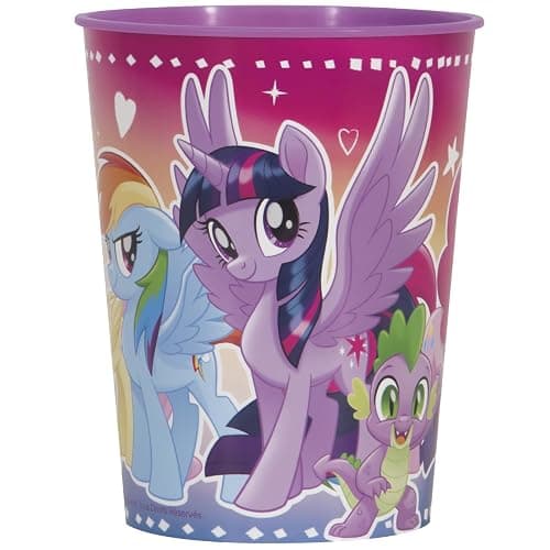 Plastic Stadium Cup - 16oz, My Little Pony, 1 Pc | My Little Pony Cup for Kids - Image 1