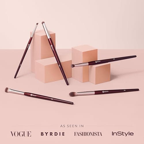 BK BEAUTY - BRUSH SET FOR HOODED OR SMALLER EYES (5PC) - Eyeshadow Brush Set for Blending, Smudging & Defining Eyeshadow and Eyeliner | Premium Eye Makeup Brushes for Precise Application thumbnail 2