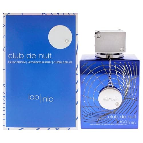 Armaf Club de Nuit Blue Iconic for Men Eau de Parfum Spray, 3.6 Ounce - Image 1