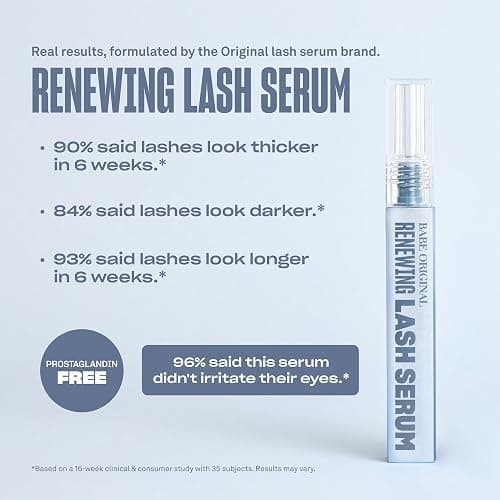 BABE ORIGINAL Renewing Lash Serum – Peptide-Infused Eyelash Serum for Fuller, Longer-Looking Natural Lashes, Lash Enhancing Treatment with Nourishing Botanicals, Vegan & Cruelty-Free Gentle thumbnail 3