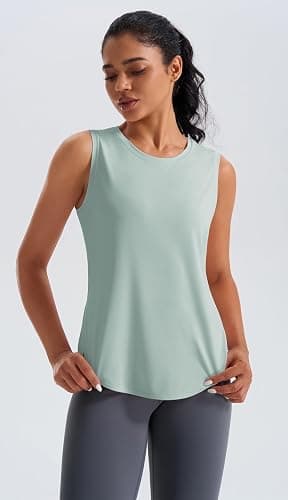 JOYSPELS Ice Silk Workout Tank Tops for Women Cool-Dry Sleeveless Loose Fit Yoga Shirts Athletic thumbnail 3