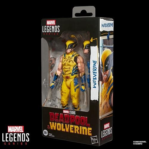 Marvel Legends Series Wolverine, Marvel Studios' Deadpool & Wolverine Movie Collectible 6-Inch Action Figure Gift thumbnail 9