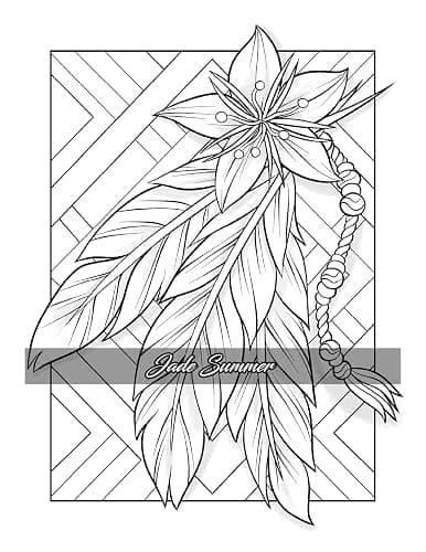 Minimalist Art: Adult Coloring Book for Women and Teens with Easy Boho Designs for Stress Relief and Relaxation (Easy Coloring Books) thumbnail 11