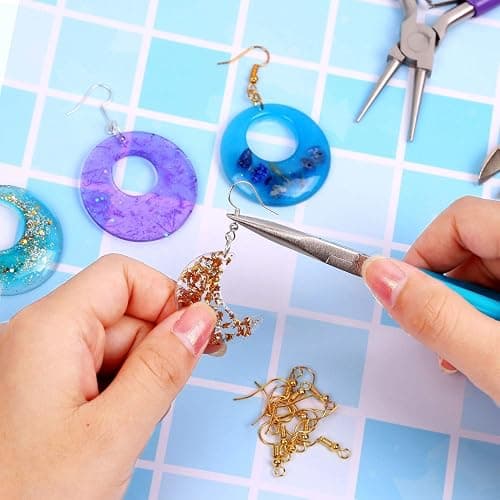 Needle Nose Pliers 4.5 Inch Jewelry Pliers Super Precision Jewelry Making Tools Comfort Grip Handle Craft Pliers for Jewelry Repair Wire Bending Gripping thumbnail 6