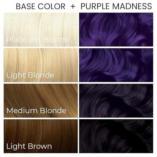 ARCTIC FOX 100% Vegan & Cruelty Free Vibrant Semi Permanent Hair Colour Dye - Purple Madness 165 ml e thumbnail 6