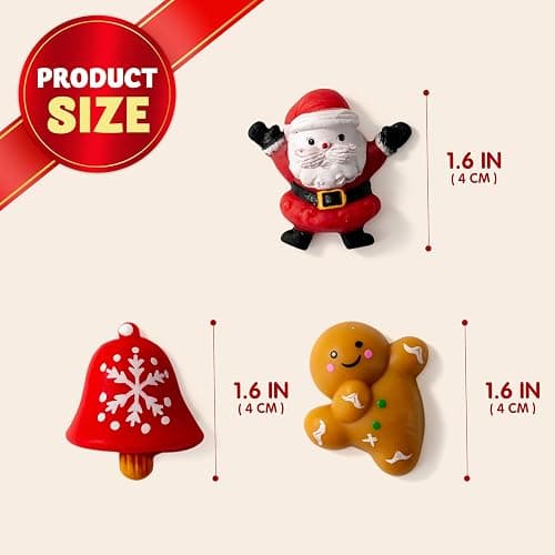 JOYIN 24 Pcs Chrismas Mochi, Fidget Toys, Mochi Toys for Boys and Girls, Kids Xmas Fun Gifts, Christmas Party Toy Gifts for Kids thumbnail 3