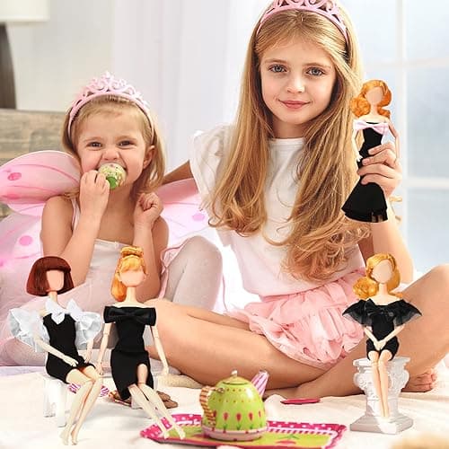 UPINS 4 Pcs Doll Clothes Girls Doll Accessories for 11.5 Inch Doll Include Summer Dress Regular Outfit Doll Clothing Girl Birthday Gift thumbnail 8