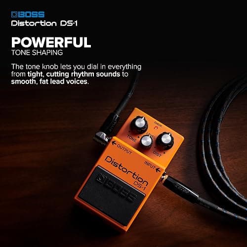 BOSS DS-1 Distortion | Compact Distortion Pedal | The Benchmark in Guitar Distortion | Hard-edged Attack & Smooth Sustain | Wide Tone Range thumbnail 5