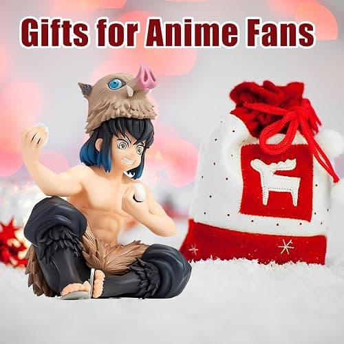 MLDVQJV 6Pcs Demon Anime Figures Set, Slayer Characters for Anime Fans (Rice Ball) thumbnail 7