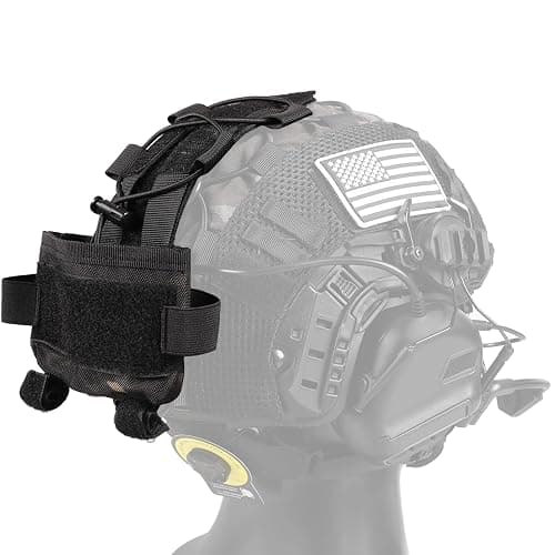 ClrfZebr Tactical Helmet with Headset,4in1 Upgraded Adjustable with Helmet Cover for Airsoft Cosplay Military Tactical Gear thumbnail 6