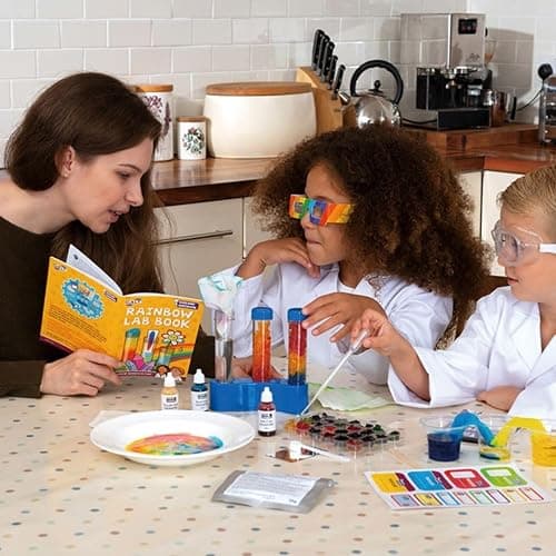 Galt Rainbow Lab - Explore & Discover Childrens Science Kit - 12 Science Experiments for Kids, Colourful Crystals - STEM Toys & National Curriculum Compatible - Gifts for Boys & Girls Ages 5 P thumbnail 9