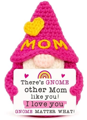 XgiftCreat Mom Gifts Mothers Birthday - Funny Christmas Stocking Stuffers Presents for Mom Birthday Mother's Day from Daughter Son, Cute Xmas Holiday Gnome Gift for Mother Mama Mommy, I Love You Gnome - Image 1