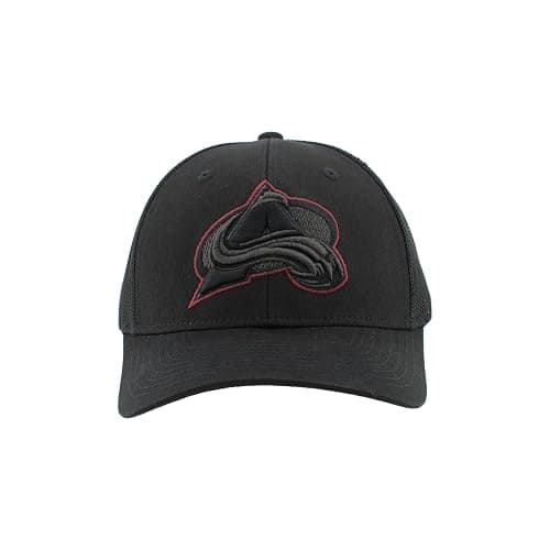 ZHATS NHL Unisex-Adult NHL Officially Licensed Adjustable Snapback Hat Dakota Element Black thumbnail 2