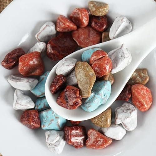 SntCrave Chocolate Rocks Candy 10 Packs | Edible Cocoa Stone Sweets, Realistic Marble Patterns | Crunchy, Crispy | Ideal for Cake Decor, Party Favours, Geology Gifts (24g per pack, Total 240g) thumbnail 3