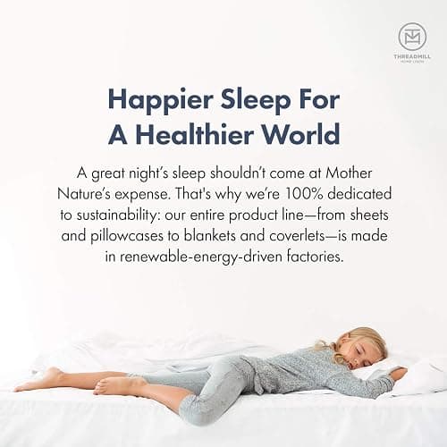 Threadmill 100% Cotton Sheets for Twin XL Size Bed - 600 Thread Count Twin XL Bed Sheets Set with 15” Deep Pocket - Sateen Weave 3-Piece Bedding Set with Cooling Effect, Blue - Light Blue Solid - Twin XL thumbnail 6