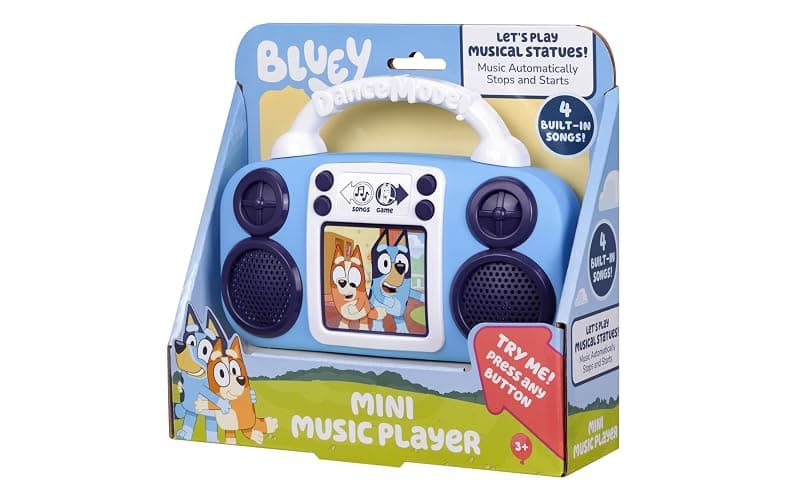 eKids Bluey Toy Music Player, Toy for Toddlers with Built-in Music, Bluey Toys for Kids thumbnail 7