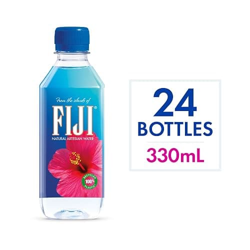FIJI Natural Artesian Bottled Water 330mL / 11.15 Fl Ounce (Pack of 24) - 100% Natural Electrolytes - NEW thumbnail 3