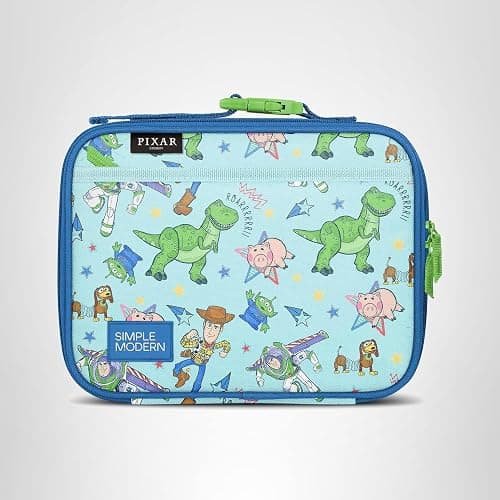 Simple Modern Disney Pixar Kids Lunch Box for School | Reusable Insulated Lunch Bag for Toddler, Girl, and Boy | Exterior & Interior Pockets | Hadley Collection | Buzz and Woody Adventures thumbnail 8