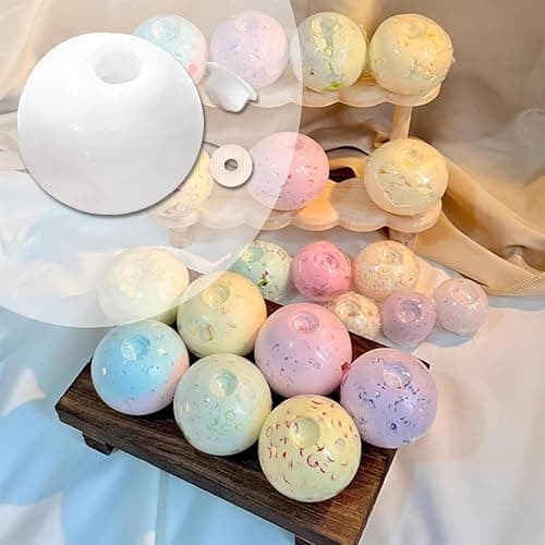 Blank Pressure Ball Skin DIY Kit, DIY Stress Ball Making Kit,with Empty Skin Base, Lid，Glue, Cable Ties (1 Set Transparent) thumbnail 5