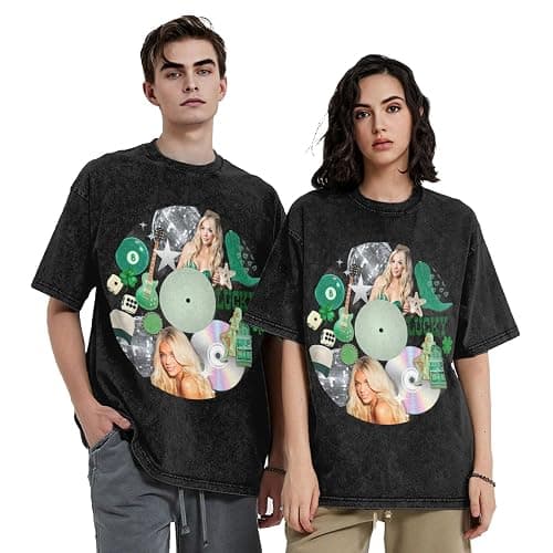 T Shirts for Men Oversized Loose Fit Tshirt Cotton Washed Vintage Tee Unisex Tops thumbnail 5