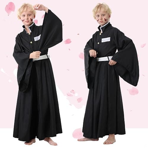 Muichirou Cosplay Costume Halloween Kimono Uniform Full Set Adult Dress up Outfits Costume with Wig thumbnail 3