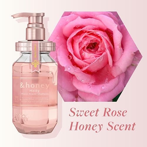 [Genuine Product] &honey Melty Moist Repair Shampoo & Conditioner Set 440mL+450g/14.87.fl.Oz+15.69Oz Sulfate-Free Moisturizing Hair Care Tame Frizz Waves thumbnail 6