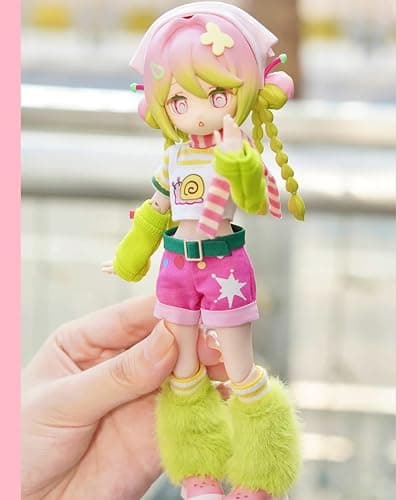 CALEMBOU 1/12 BJD Blind Box, Electronic Cute Pet Series 20cm Ball Jointed Doll, Kawaii Dress Up Doll with Joints Accessories, Collection Action Figure, Gift for Girls Boys (Electronic Cute Pet-1pc) thumbnail 4