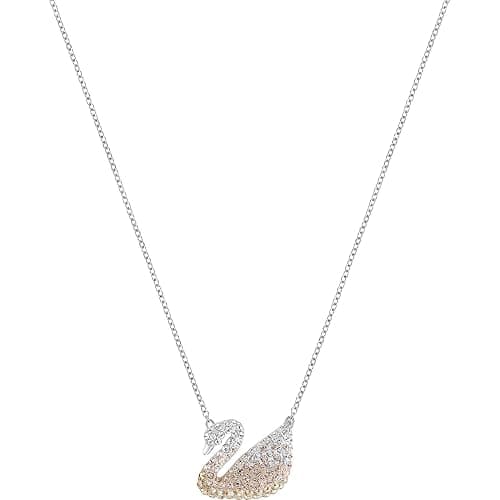 Swarovski Iconic Swan Rosé Vergoldete Ohrringe im Schwan-Design mit Strahlenden Swarovski Kristallen - Image 1