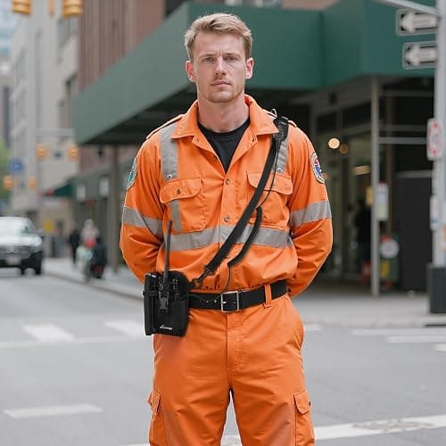 Radio Holster for Firefighter EMS EMT Bundle Set Includes Anti-Sway Strap for Radio Strap, Moveable Mic Holder,Radio Holder,Shoulder Strap Fits for Two-Way Ham Walkie Talkie Radio Scanner thumbnail 6