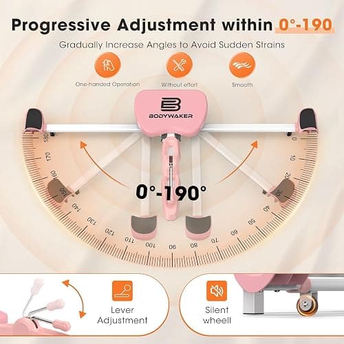 BODYWAKER Leg Stretcher Machine - Professional Split Trainer for Dance, Ballet, Gymnastics,Yoga - Flexibility Training Equipment for Splits, Kicks & Stretching thumbnail 4
