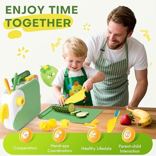 Toddler Cooking Set with Storage Box-Kids Kitchen Set,Safe PP Material Montessori Kitchen Tools for Real Cooking,Dishwasher Safe,Fun Bird-Shaped Organizer Toddler Knife Set thumbnail 7