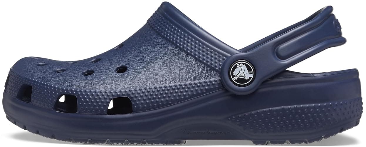Navy Blue Crocs Kid's Classic Clog thumbnail 7