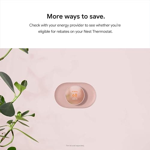Google Nest Thermostat - Smart Thermostat for Home - Programmable Wifi Thermostat - Fog thumbnail 9