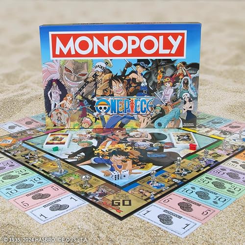 Monopoly: One Piece Edition Board Game | Buy, Sell, Trade with Popular Characters from the Manga & Anime Series | Featuring 9 Miniature Tokens | Officially Licensed Merchandise and Collectible thumbnail 9