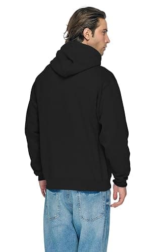 JustBlanks Mens Fleece Hoodie Long Sleeves Casual Pullover Hooded Sweatshirt with Kangaroo Pocket – Cozy Tall hoodies for men thumbnail 2