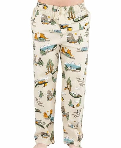 Lazy One Bear & Bigfoot Pajama Pants For Men, Men's Separate Bottoms, Lounge Pants, Funny, Humorous - Image 1
