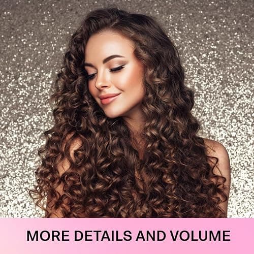 Lanzhire No Heat Overnight Curling Headband for Long and Short Hair - Thin Heatless Curlers to Sleep In (Black) thumbnail 3