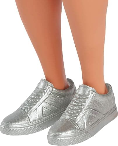 Barbie Fashionistas Ken Doll #236 with Black Hair, Wearing Blue and Green Ombre Tank with Jean Shorts and Silver Sneakers thumbnail 6