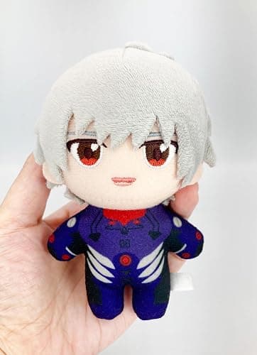 Great Eastern Entertainment Evangelion New Movie - Kaworu Nagisa (Plug Suit) Mini Plush Plush w/Hook Clip 4.5" thumbnail 4