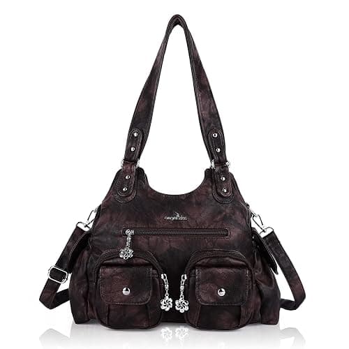 Angel Kiss Purses for Women Hobo Bag Soft PU Leather Shoulder Bag for Women - Image 1