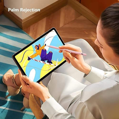 Pencil for Apple, Stylus Pen for iPad A16 11th/10th/9/8/7/6 Generation, iPad Pro M4 13"/11"/12.9", iPad Air M3/M2/5/4/3 Gen, iPad mini A17 Pro 7/6/5, Palm Rejection & Tilt Sensitivity (Pink) thumbnail 4