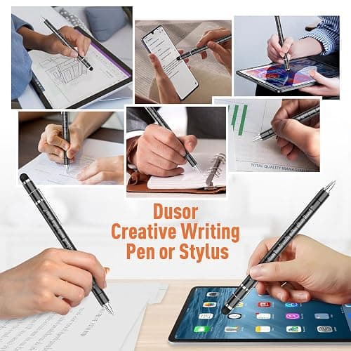 Dusor Gifts for Men Fidget Pen, Easter Basket Stuffers for Teens Multifunction Pen, Anniversary Birthday Easter Gift for Men Dad Him Husband Boyfriend, Easter Basket Cool Stuff Gadgets for Son Teens thumbnail 6