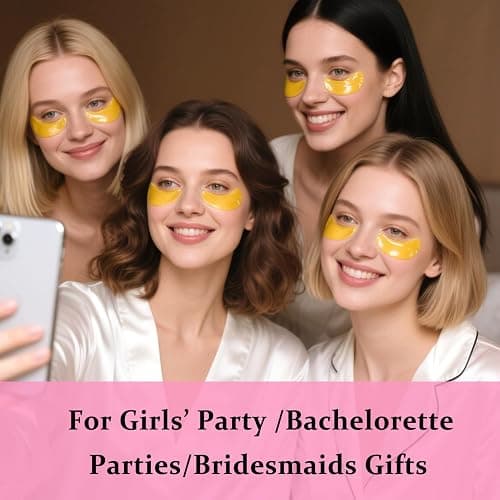 30 Pairs 24K Gold Eye Masks & Lip Masks, Crystal Collagen Gel Under Eye Patches for Puffiness and Dark Circles, Hangover Kit, Bulk Gifts, Party Favors Adults, Bachelorette Party Accessories, Skincare thumbnail 6