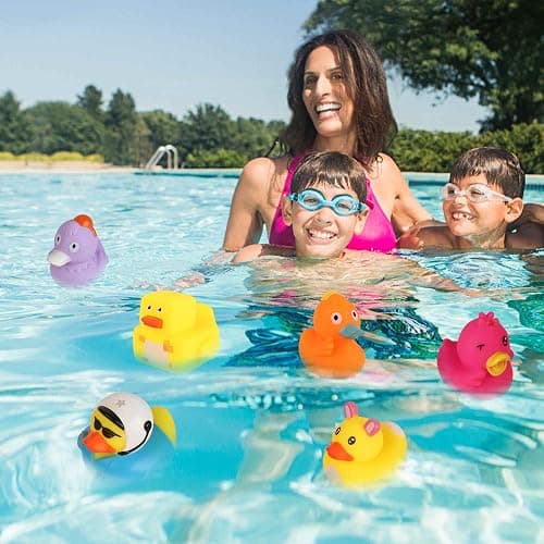 Arttyma Rubber Ducks in Bulk,Assortment Duckies for Jeep Ducking Floater Duck Bath Toys Party Favors (30-Pack) thumbnail 2