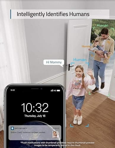 eufy Security Indoor Cam E220 2-Cam Kit, 2K Security Indoor Camera Pan & Tilt, Plug-in Camera with Wi-Fi, Human & Pet AI, Voice Assistant Compatibility, Motion Tracking, Homebase 3 Compatible thumbnail 4