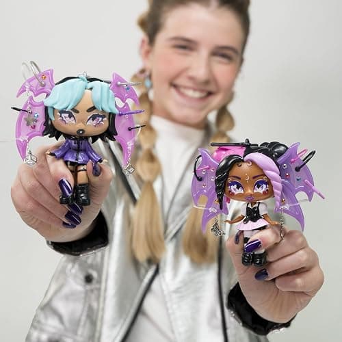 Goliath Fiercelings Luna Muse | Style Their Wings & Collect Them All! Customizable Doll with 10 Earrings & Magic Piercing Tool Included | Gifts for Kids Ages 6+ thumbnail 2