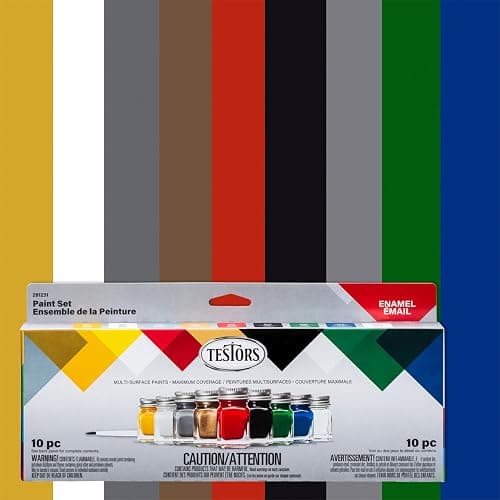 Testors Craft Multi-Surface Enamel Paint Set (9-Bottle) - 1 Each thumbnail 2